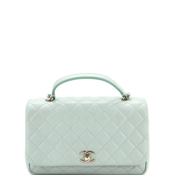 Chanel Small Citizen Chic Top Handle Bag Quilted Lambskin - Picture 1 of 6